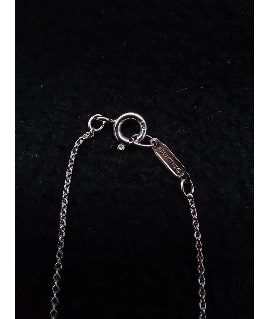 TIFFANY&CO Серебряное колье из белого золота, фото 7