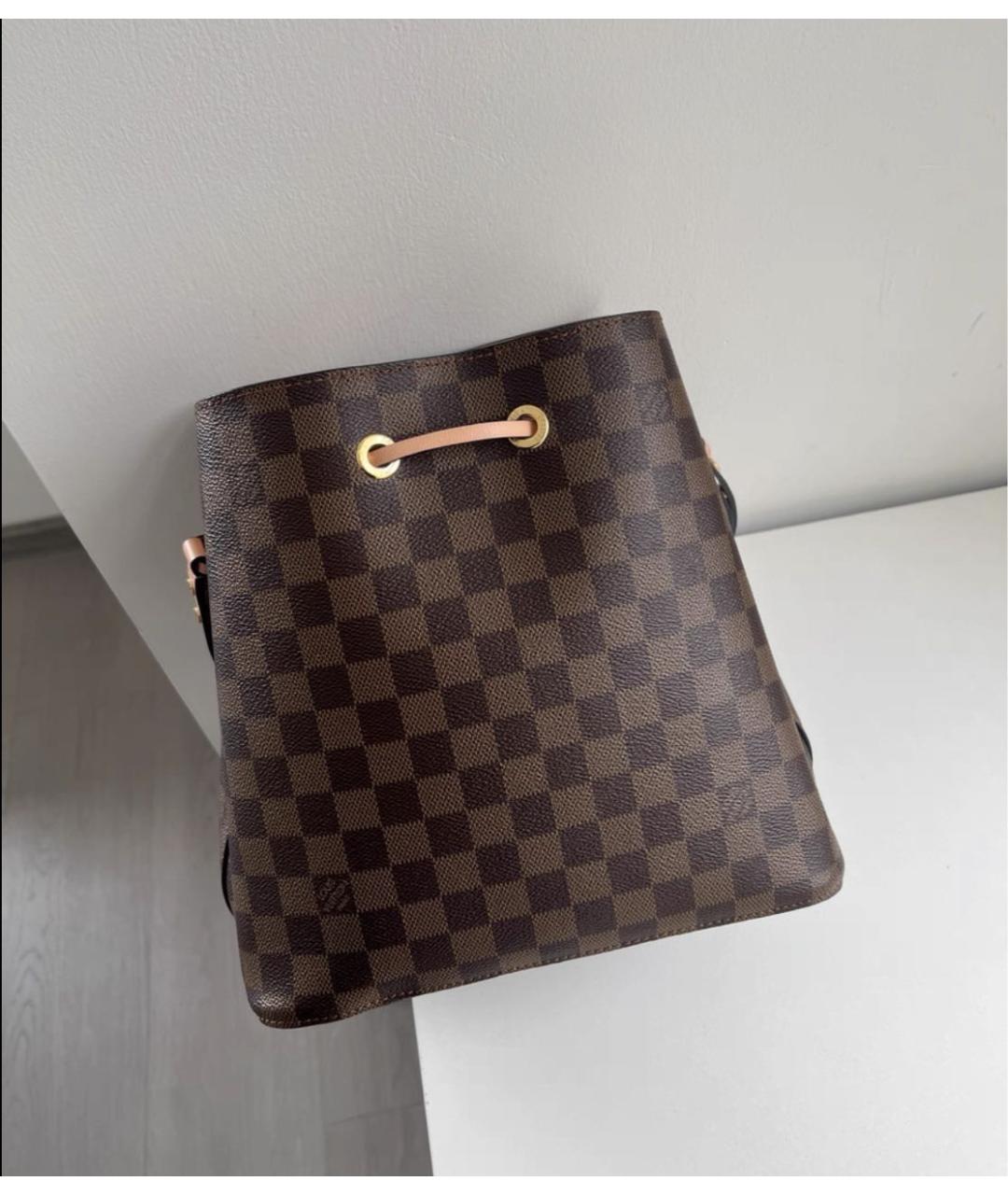 LOUIS VUITTON Коричневая сумка через плечо, фото 3