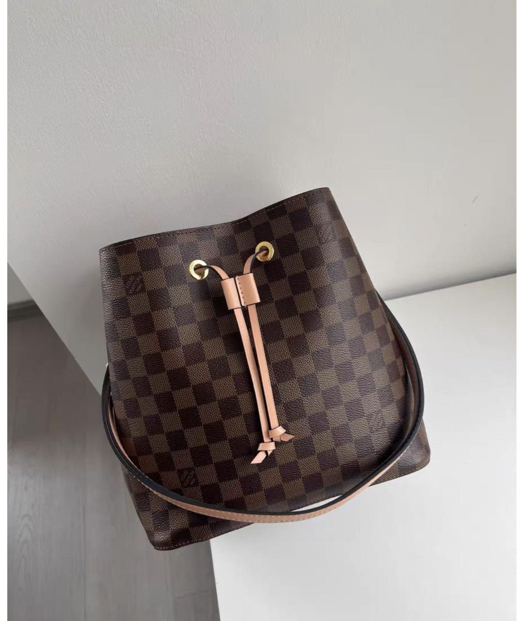 LOUIS VUITTON Коричневая сумка через плечо, фото 8