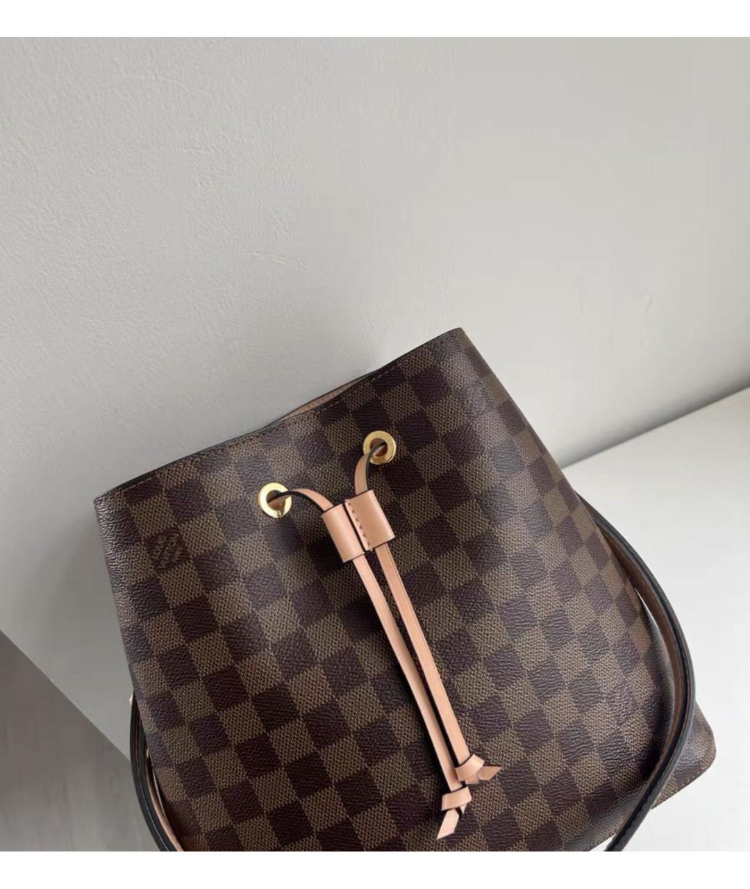LOUIS VUITTON Коричневая сумка через плечо, фото 6