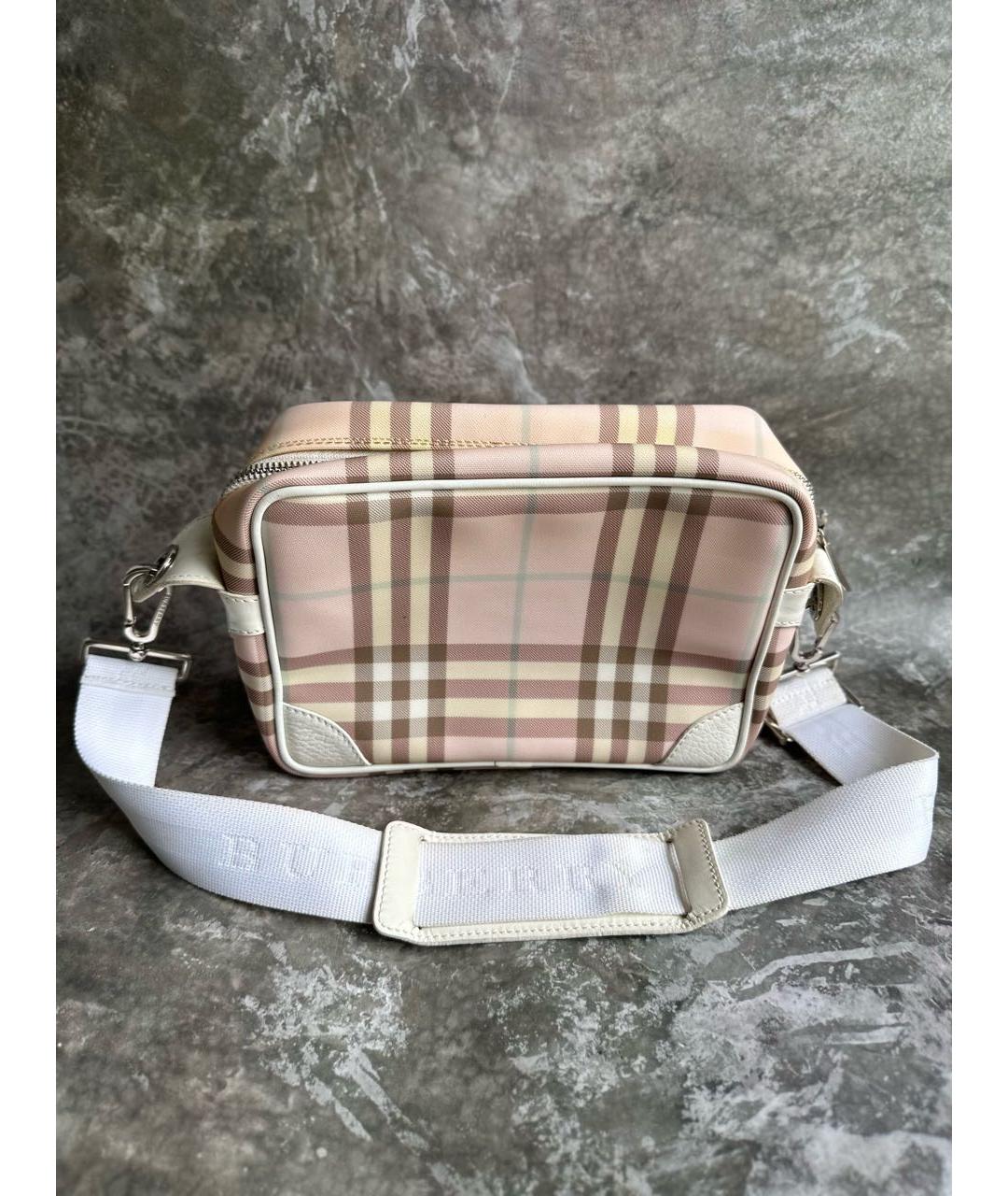 BURBERRY Розовая сумка через плечо, фото 9