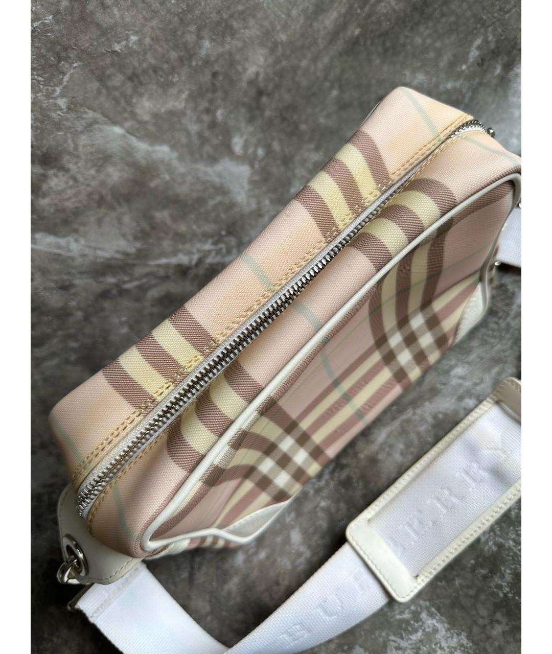 BURBERRY Розовая сумка через плечо, фото 5