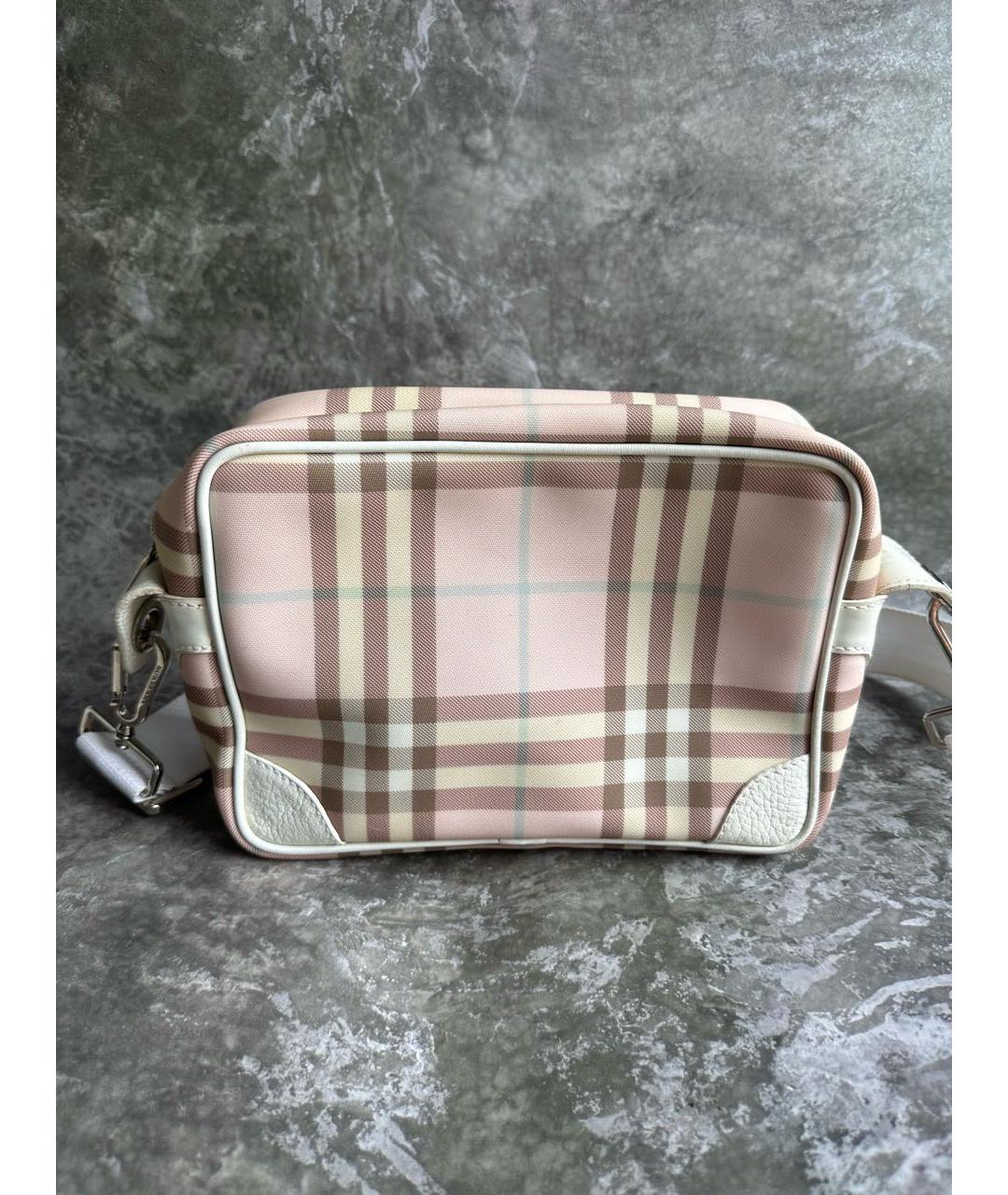 BURBERRY Розовая сумка через плечо, фото 3