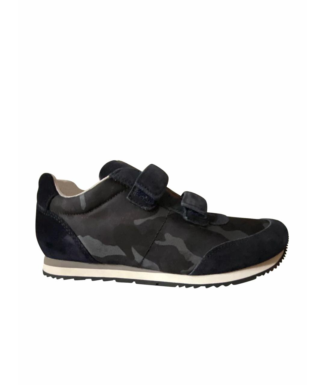 PRADA Мульти текстильные кеды, фото 1