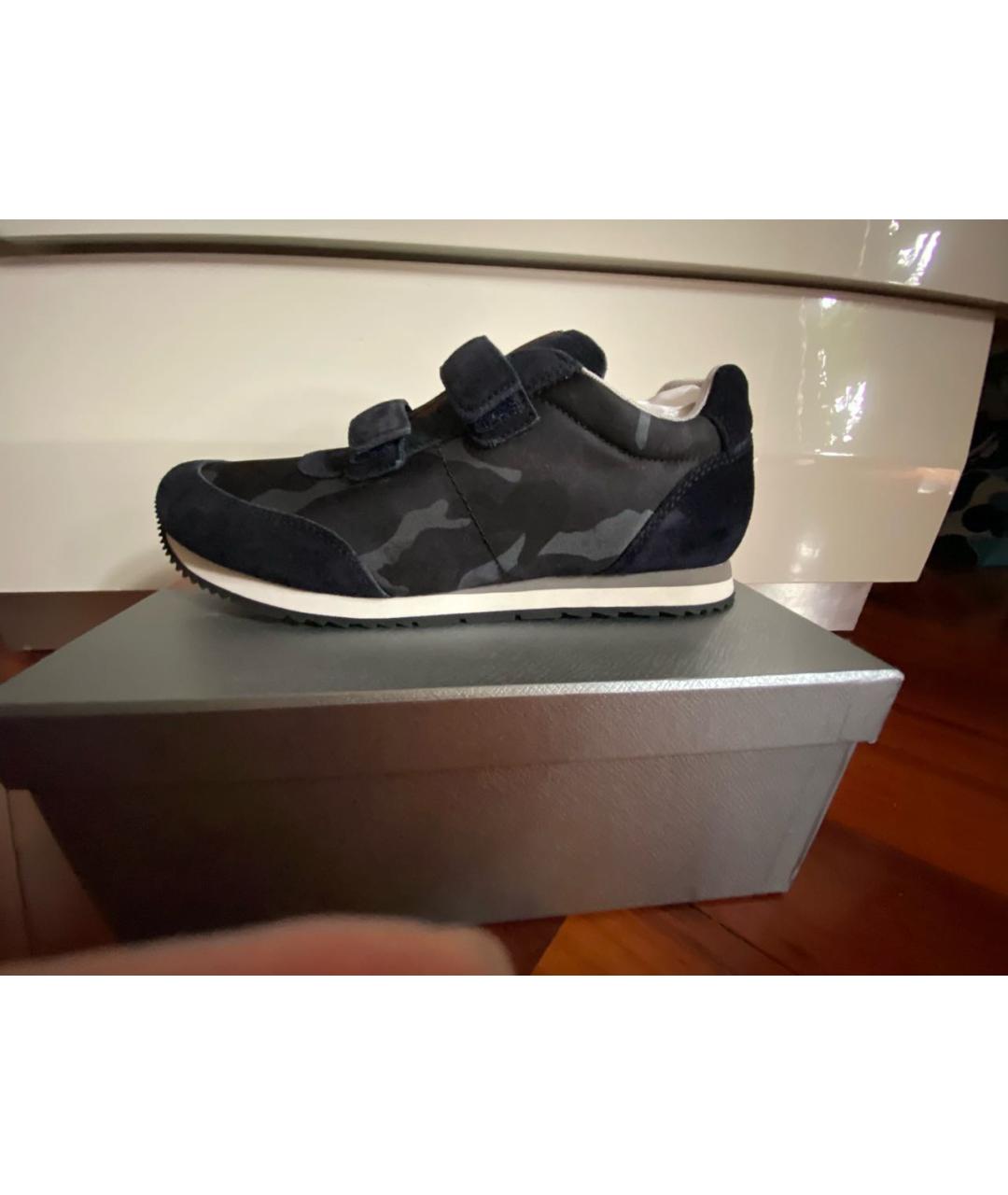 PRADA Мульти текстильные кеды, фото 8