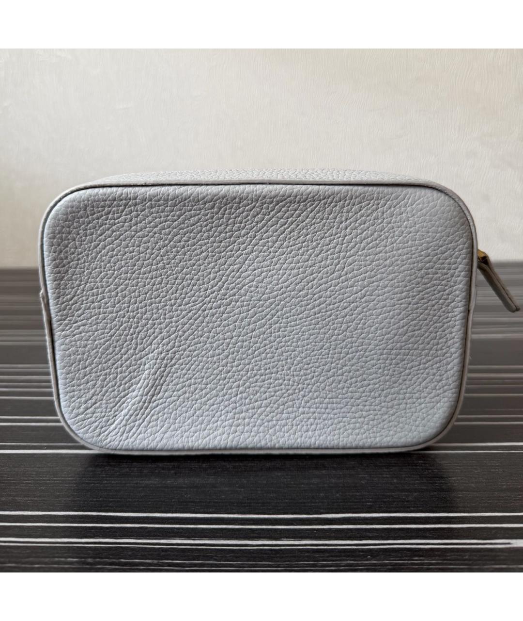 COCCINELLE Голубая кожаная сумка через плечо, фото 3