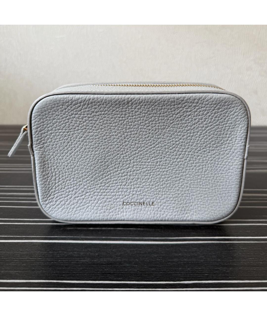 COCCINELLE Голубая кожаная сумка через плечо, фото 7