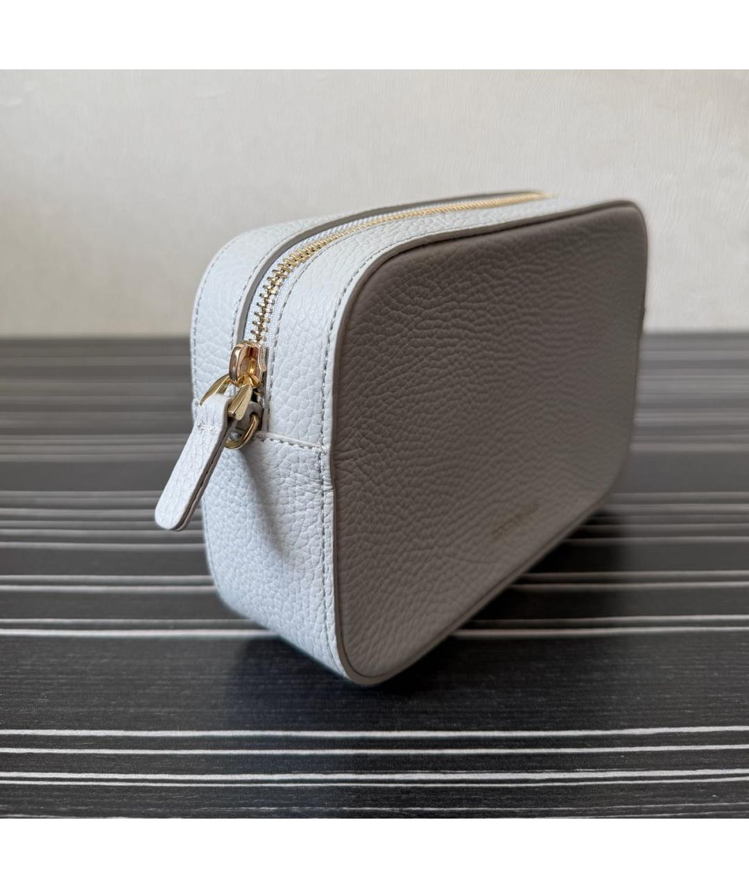 COCCINELLE Голубая кожаная сумка через плечо, фото 2