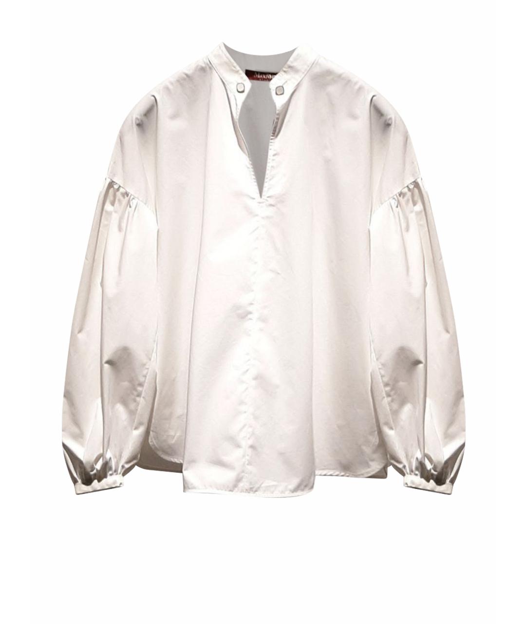 MAX MARA STUDIO Белая хлопковая блузы, фото 1