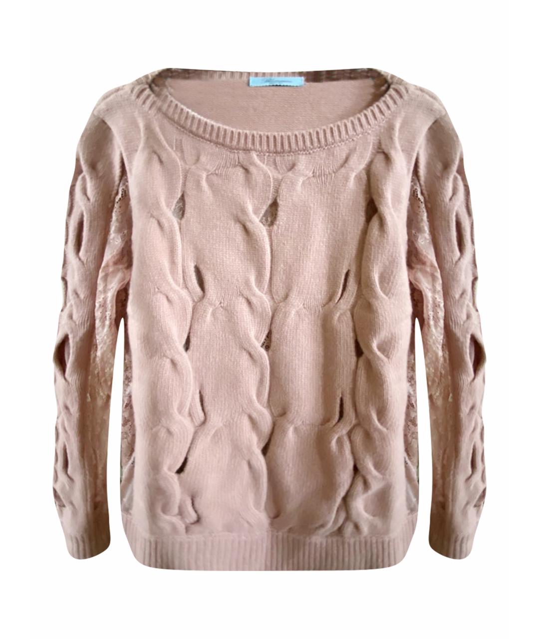 BLUMARINE Розовый шерстяной джемпер / свитер, фото 1