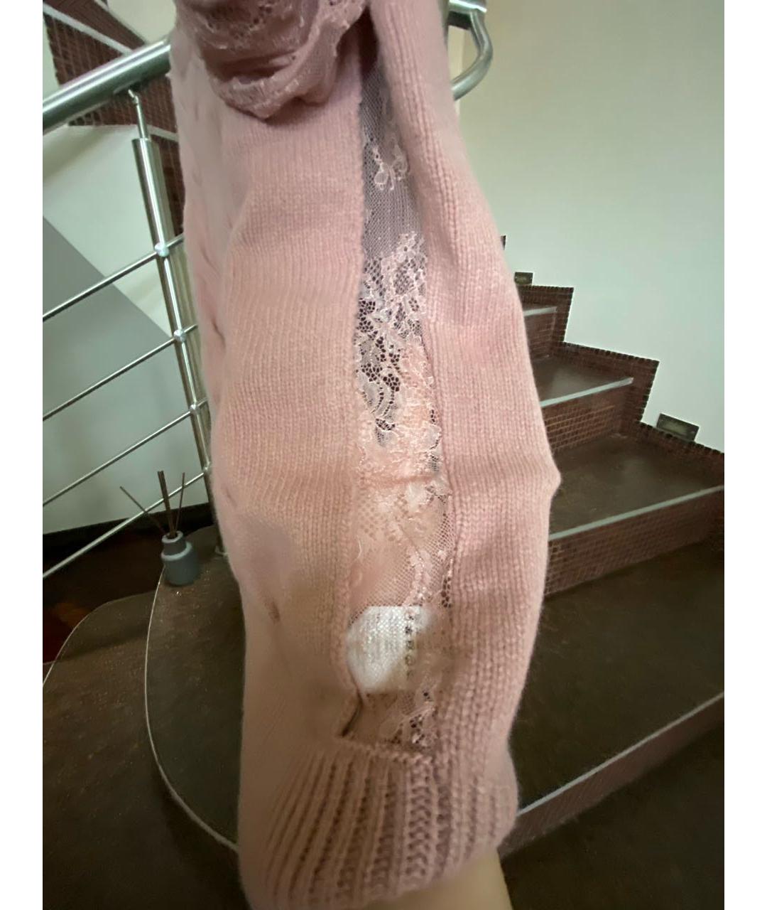 BLUMARINE Розовый шерстяной джемпер / свитер, фото 5