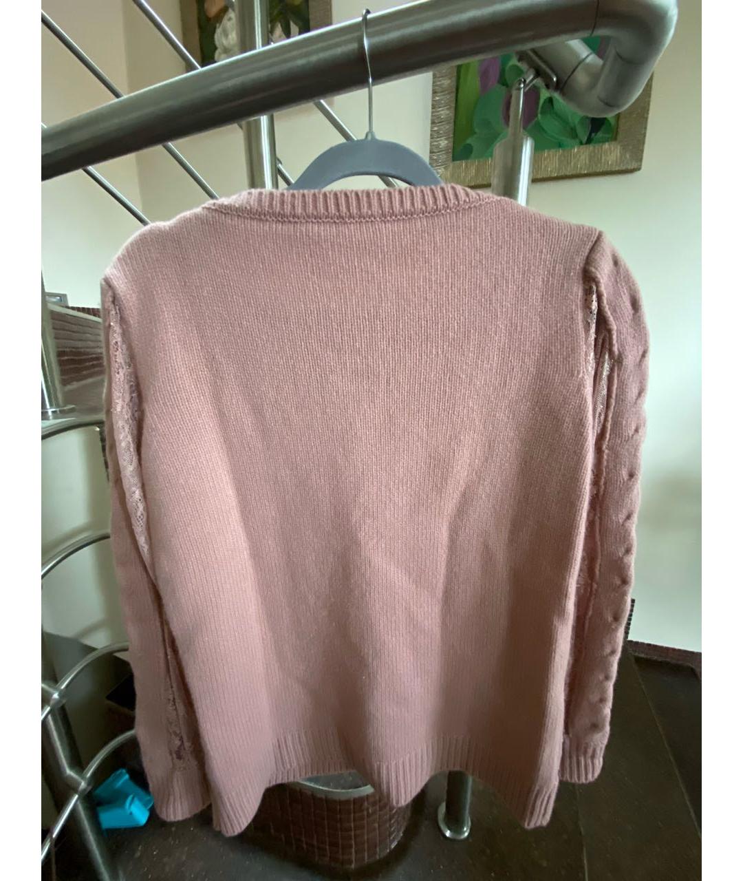 BLUMARINE Розовый шерстяной джемпер / свитер, фото 2