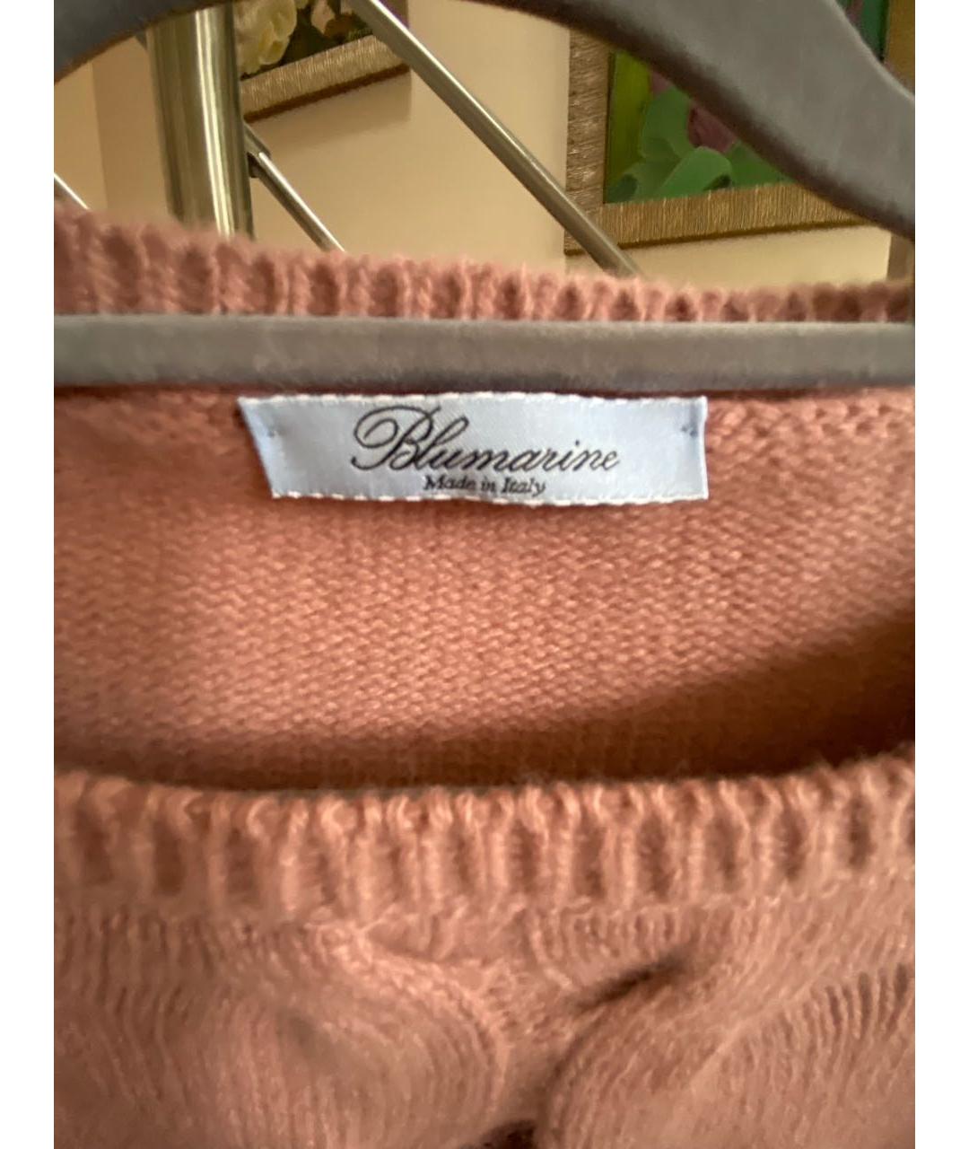 BLUMARINE Розовый шерстяной джемпер / свитер, фото 3