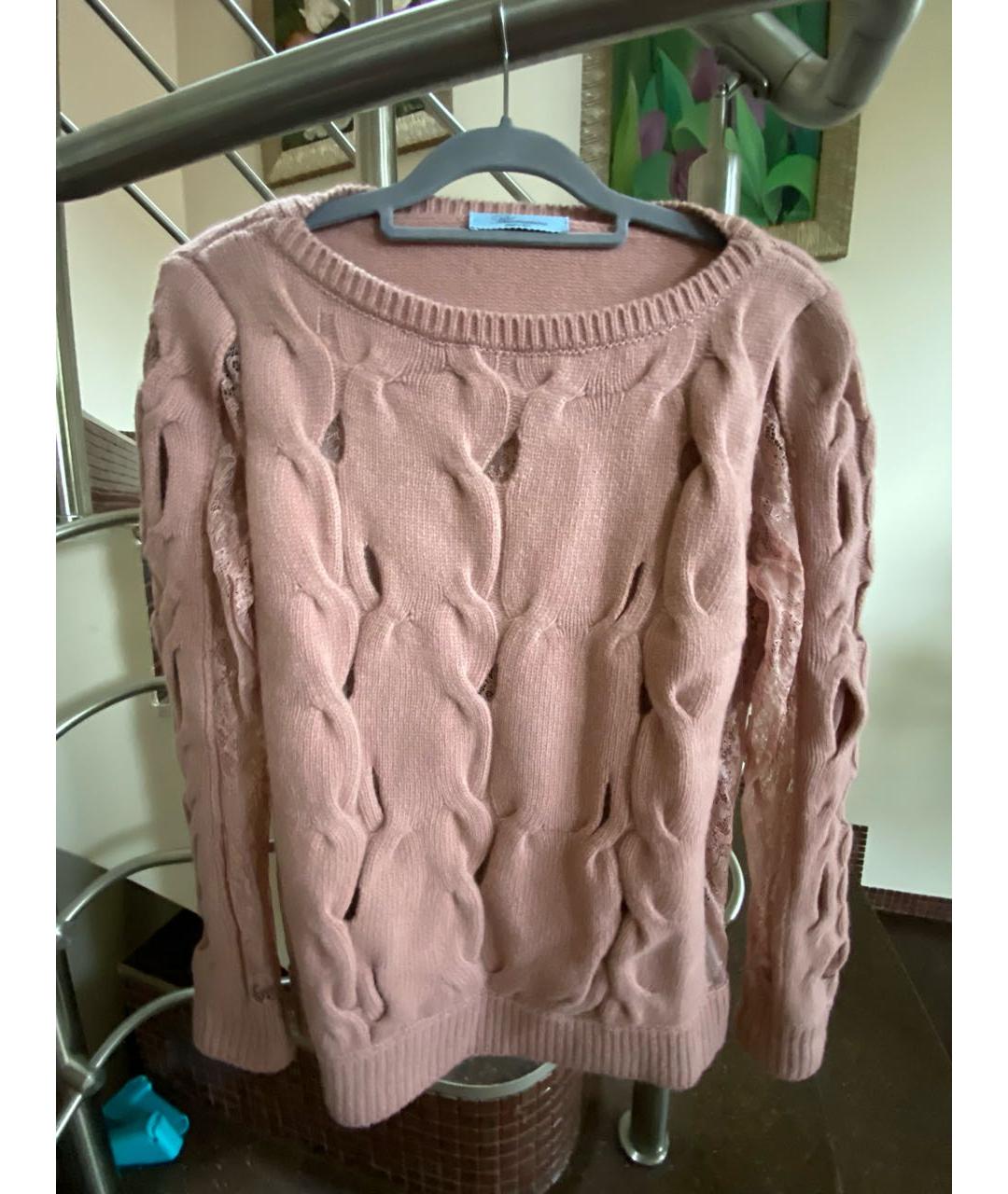 BLUMARINE Розовый шерстяной джемпер / свитер, фото 9