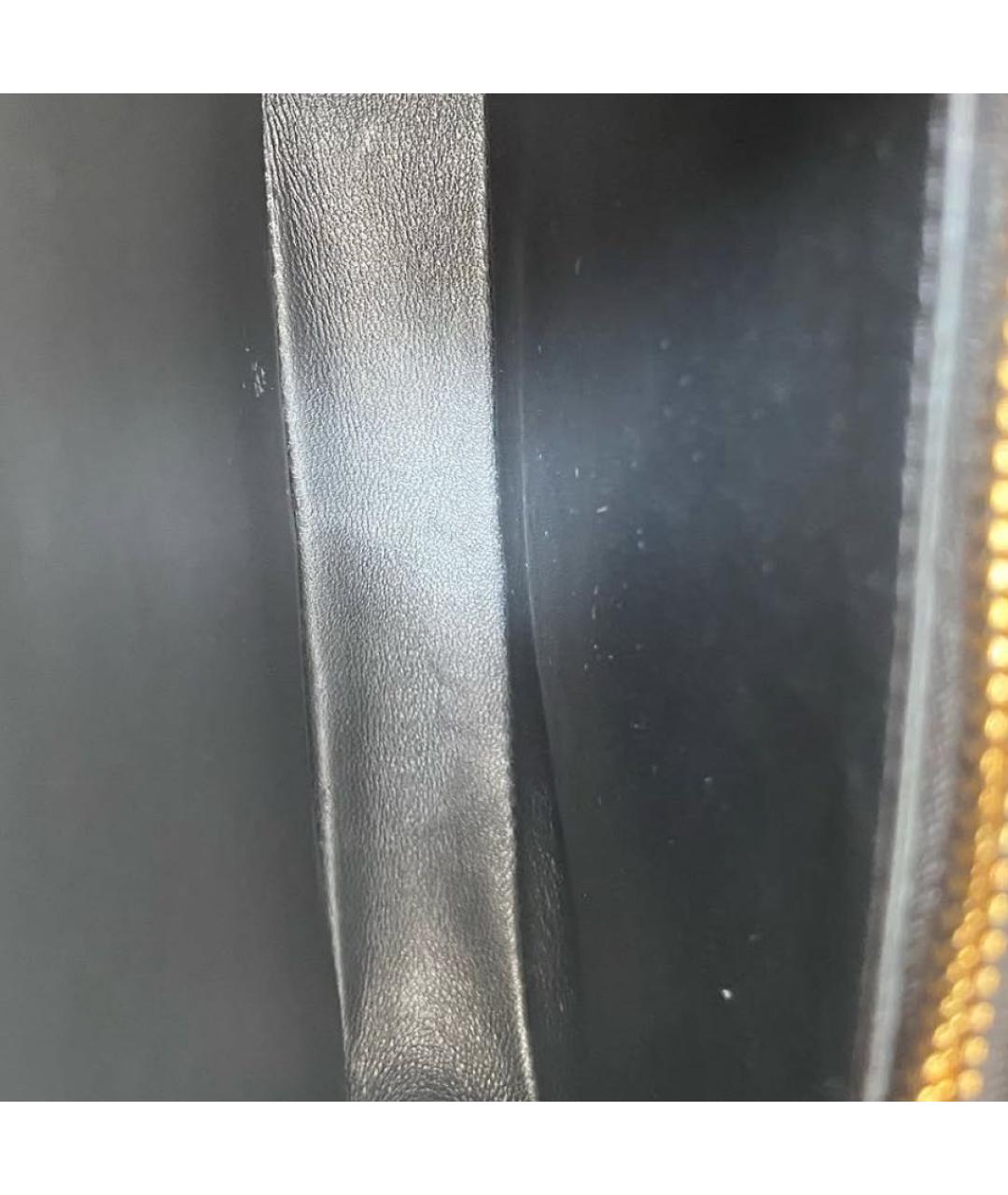 CELINE Черная кожаная сумка через плечо, фото 7