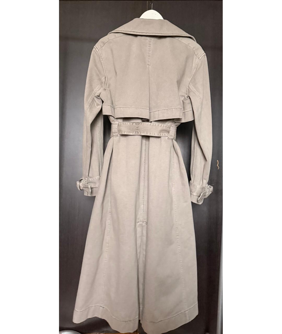 HUGO BOSS Серый хлопковый тренч/плащ, фото 3