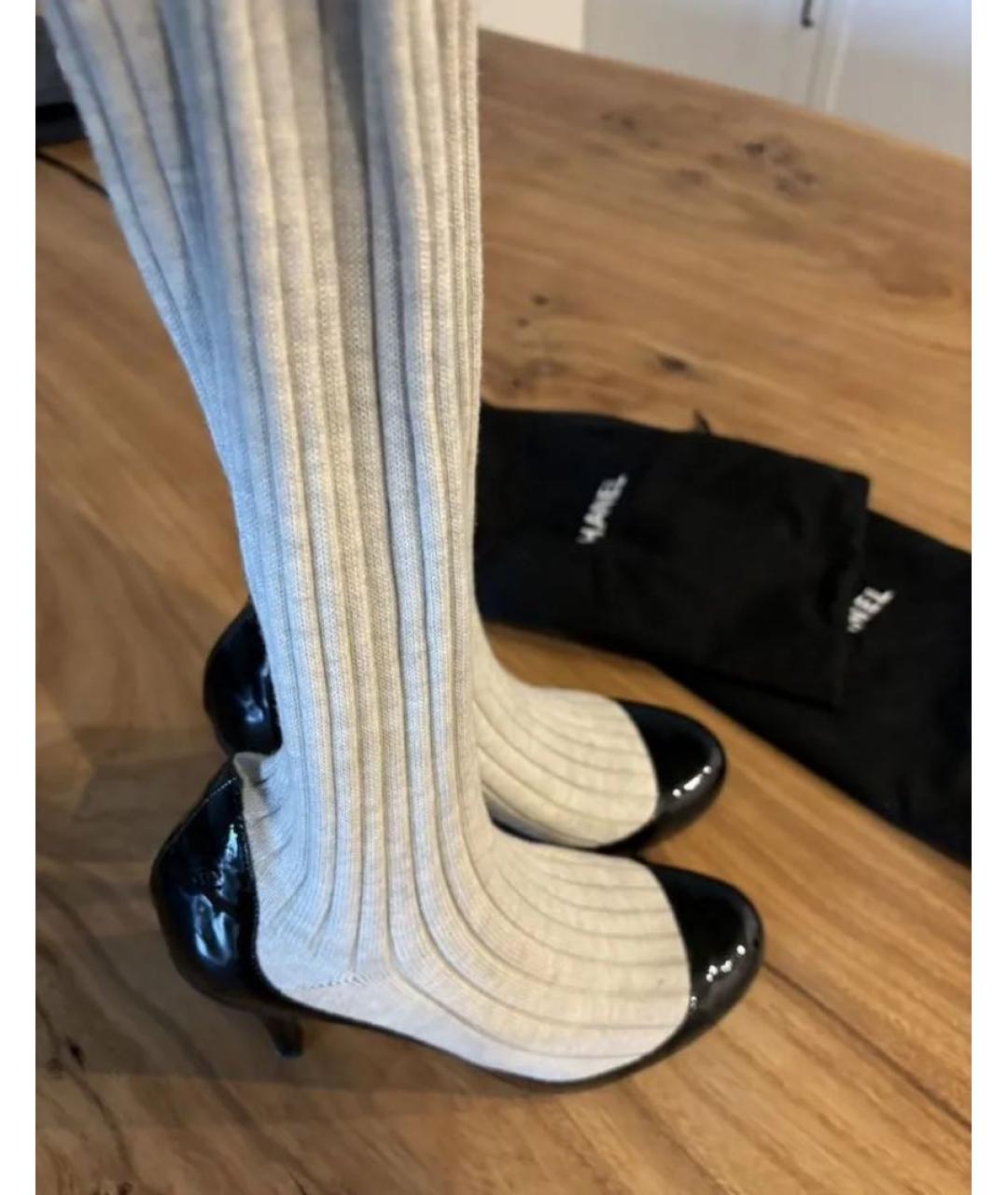 CHANEL Черные туфли из лакированной кожи, фото 5