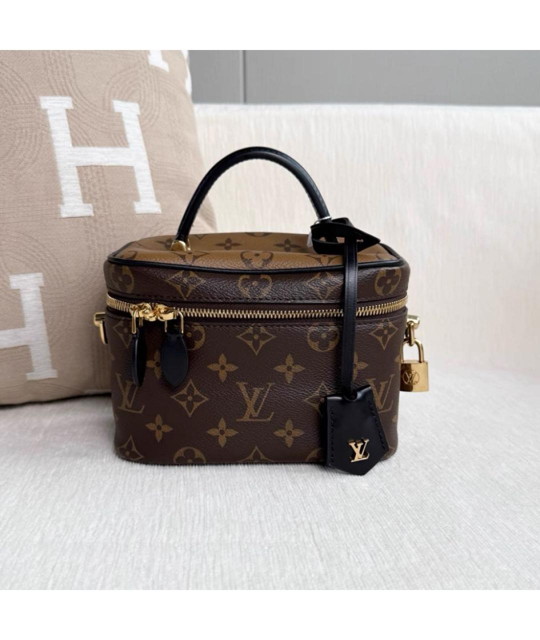 LOUIS VUITTON Коричневая сумка через плечо, фото 6