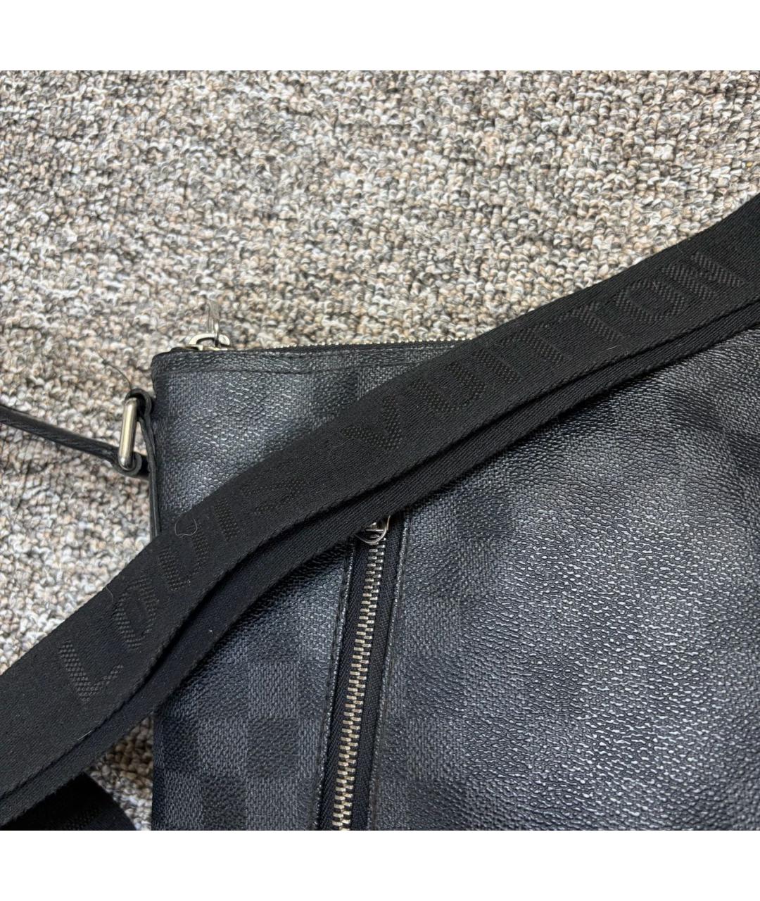 LOUIS VUITTON Черная сумка на плечо, фото 3