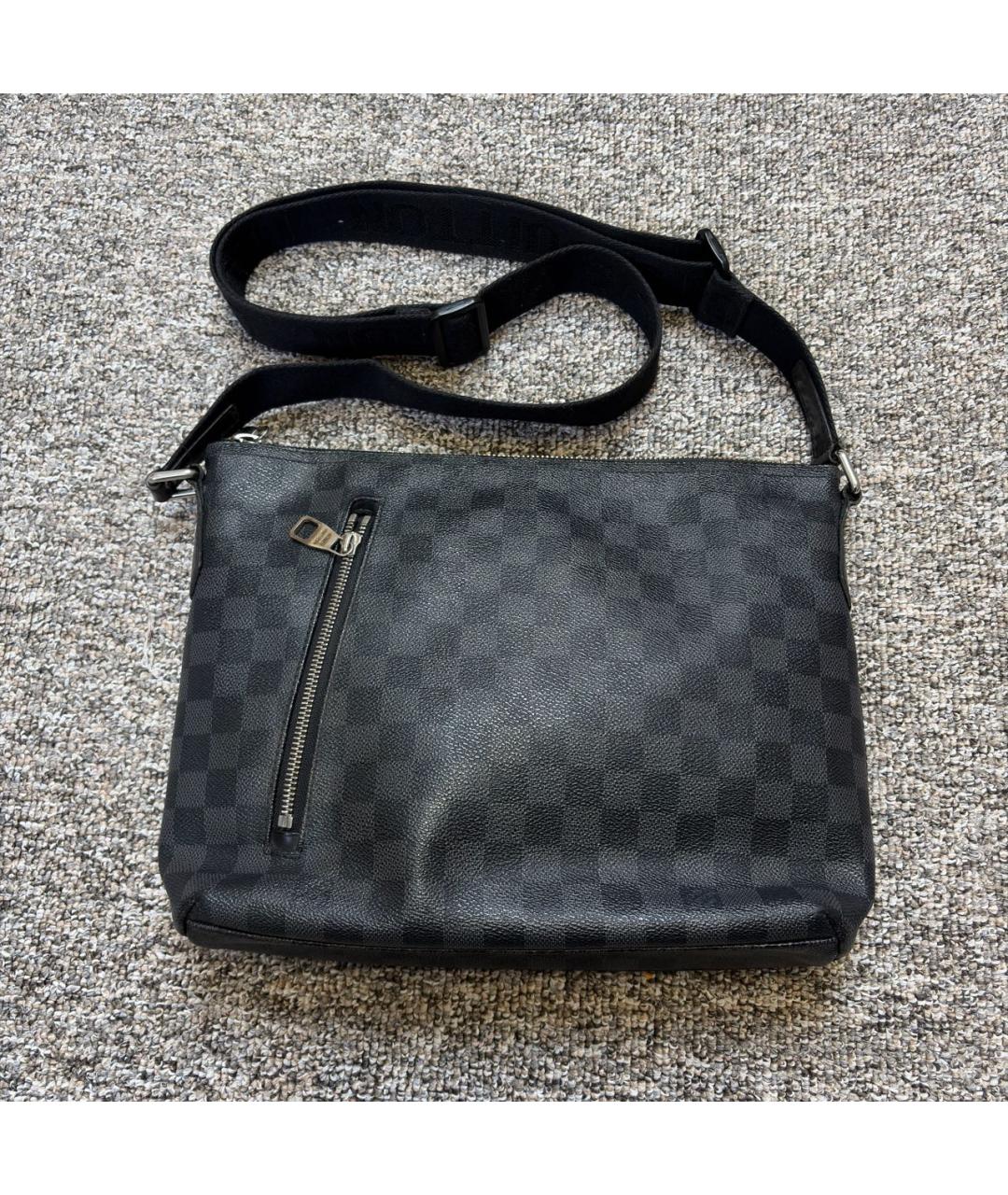 LOUIS VUITTON Черная сумка на плечо, фото 7