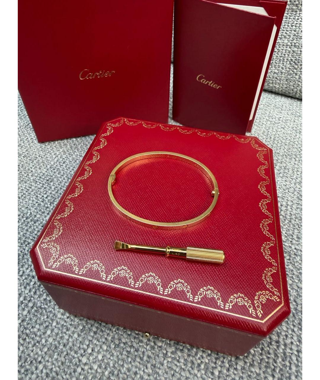 CARTIER Золотой браслет из желтого золота, фото 6