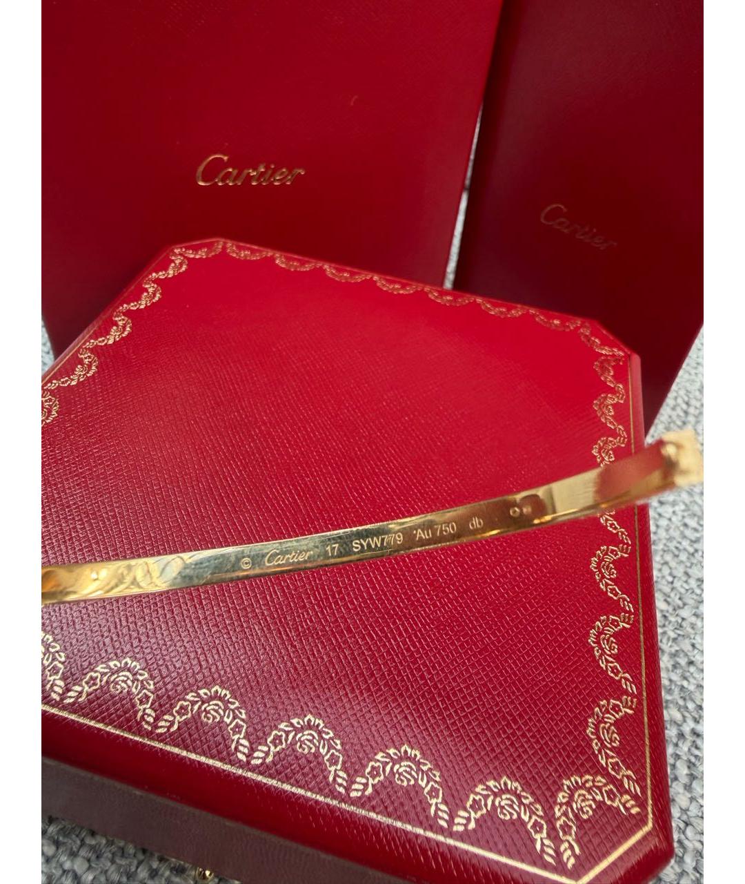 CARTIER Золотой браслет из желтого золота, фото 4