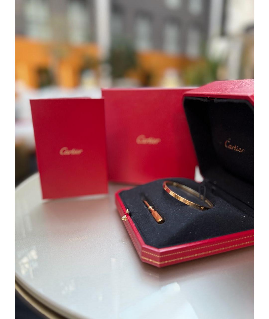 CARTIER Золотой браслет из желтого золота, фото 2