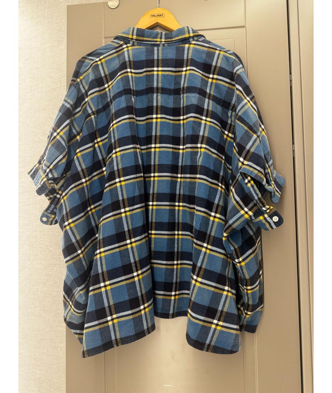 R13 Синяя хлопковая рубашка, фото 2