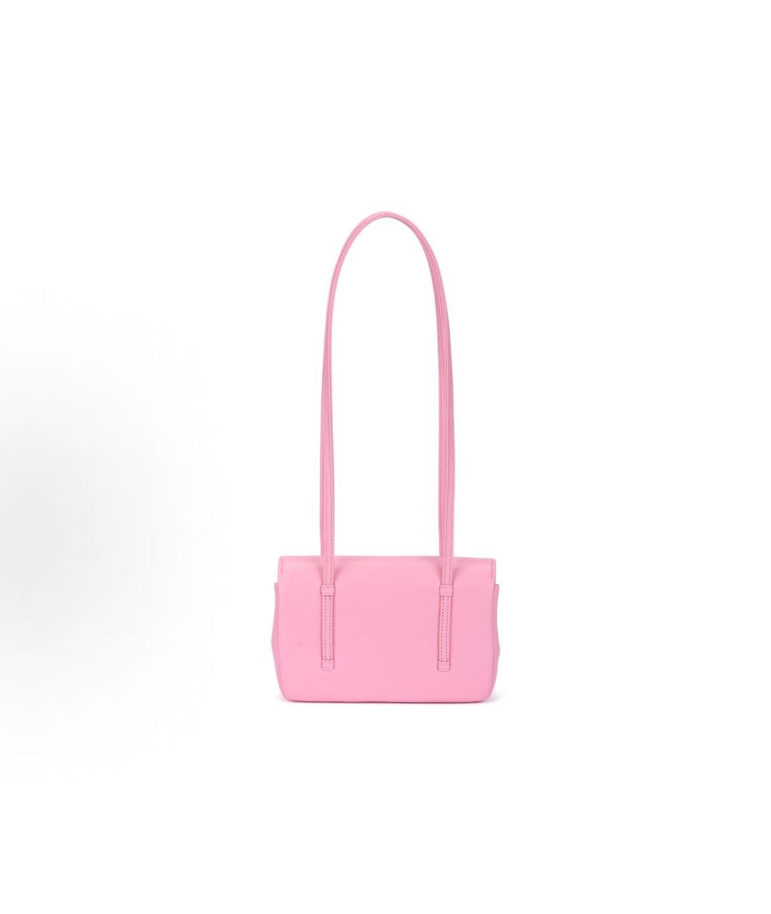 CHANEL Розовая кожаная сумка через плечо, фото 3