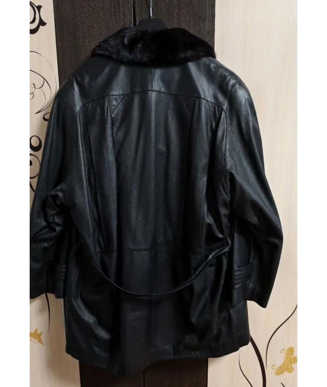 ZILLI Черная кожаная куртка, фото 2