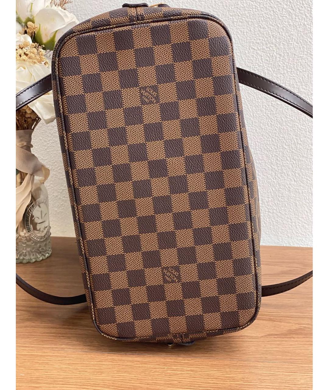 LOUIS VUITTON Коричневая сумка тоут, фото 4