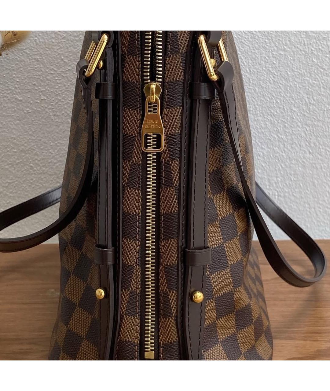 LOUIS VUITTON Коричневая сумка тоут, фото 3