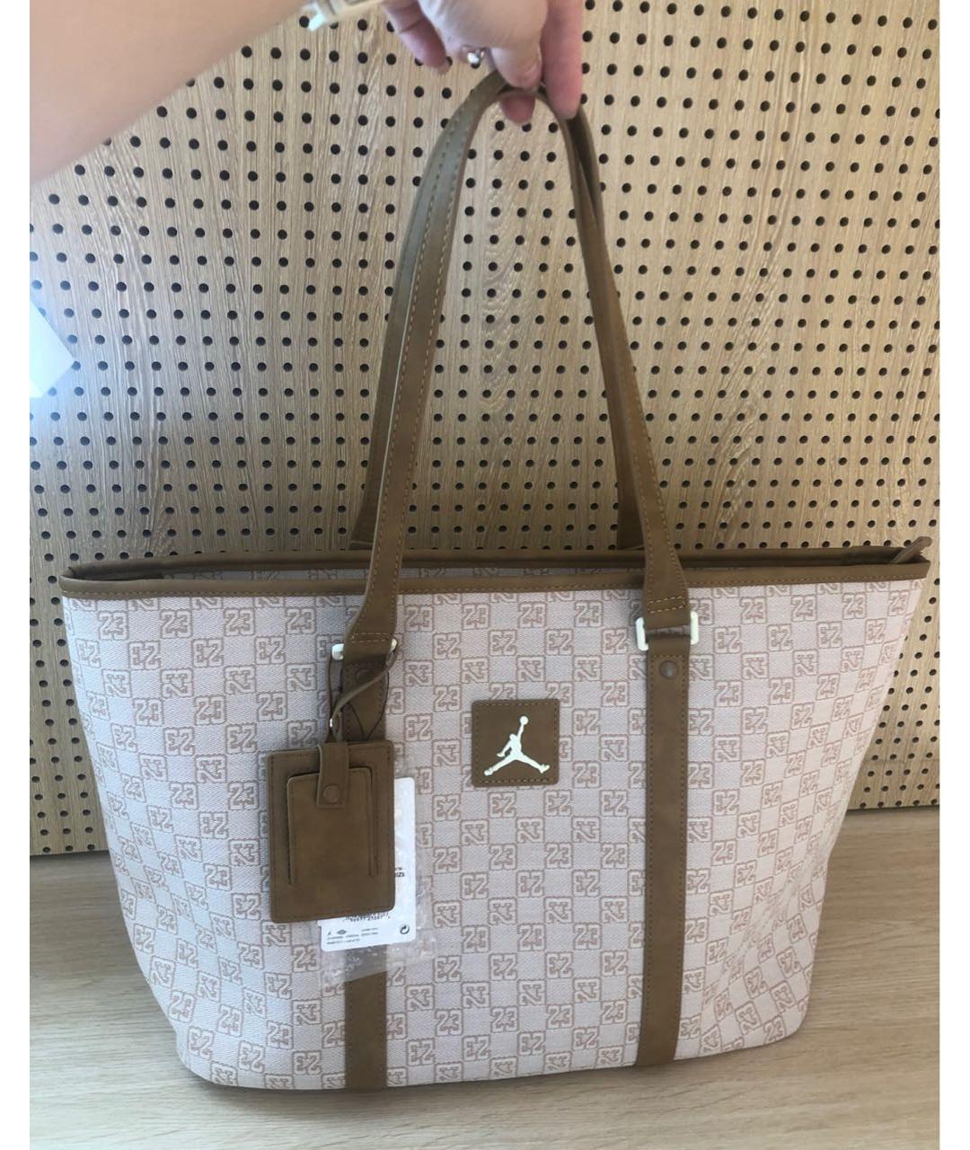 JORDAN Бежевая сумка тоут, фото 2