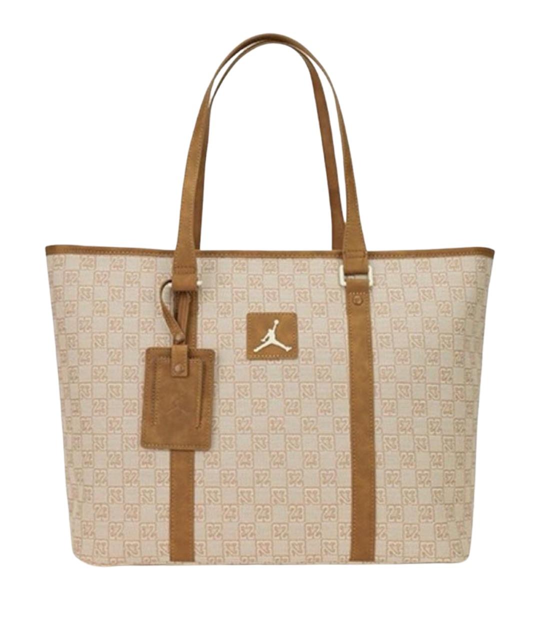 JORDAN Бежевая сумка тоут, фото 1
