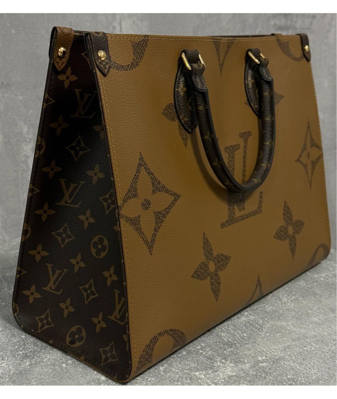 LOUIS VUITTON Коричневая сумка тоут, фото 2