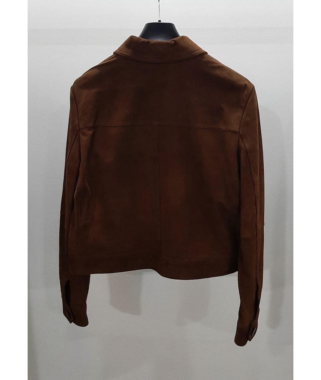 MAX MARA STUDIO Коричневая куртка, фото 2