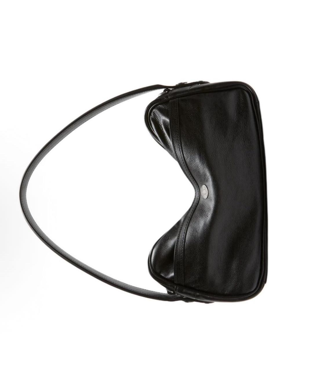 ACNE STUDIOS Черная кожаная сумка через плечо, фото 3