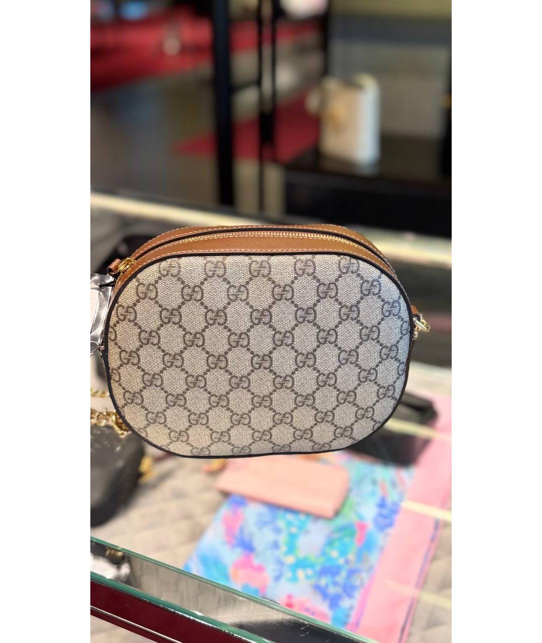 GUCCI Бежевая сумка через плечо, фото 5