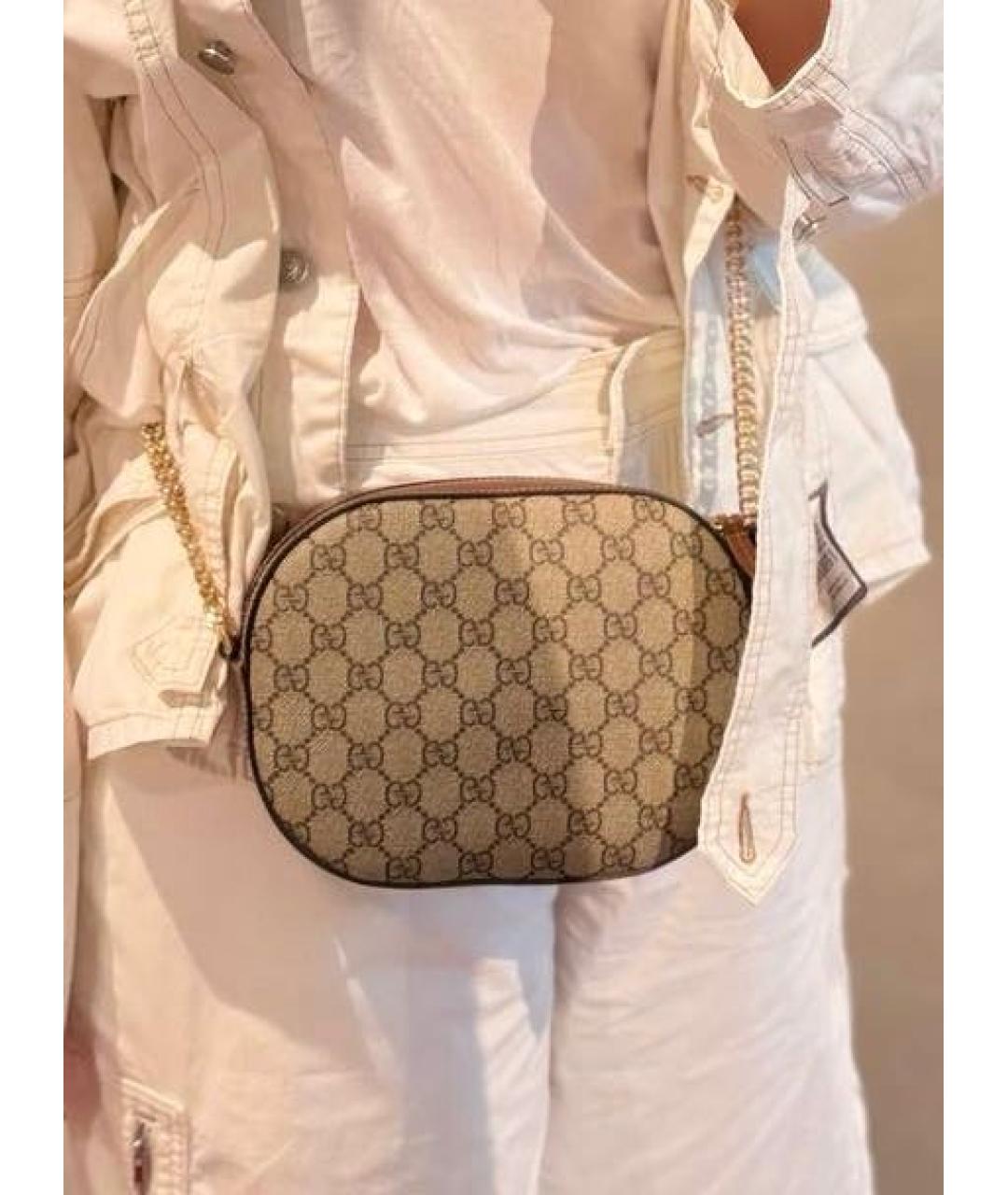 GUCCI Бежевая сумка через плечо, фото 4