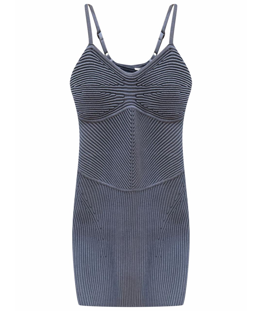 ALO YOGA Серое полиамидовое повседневное платье, фото 1