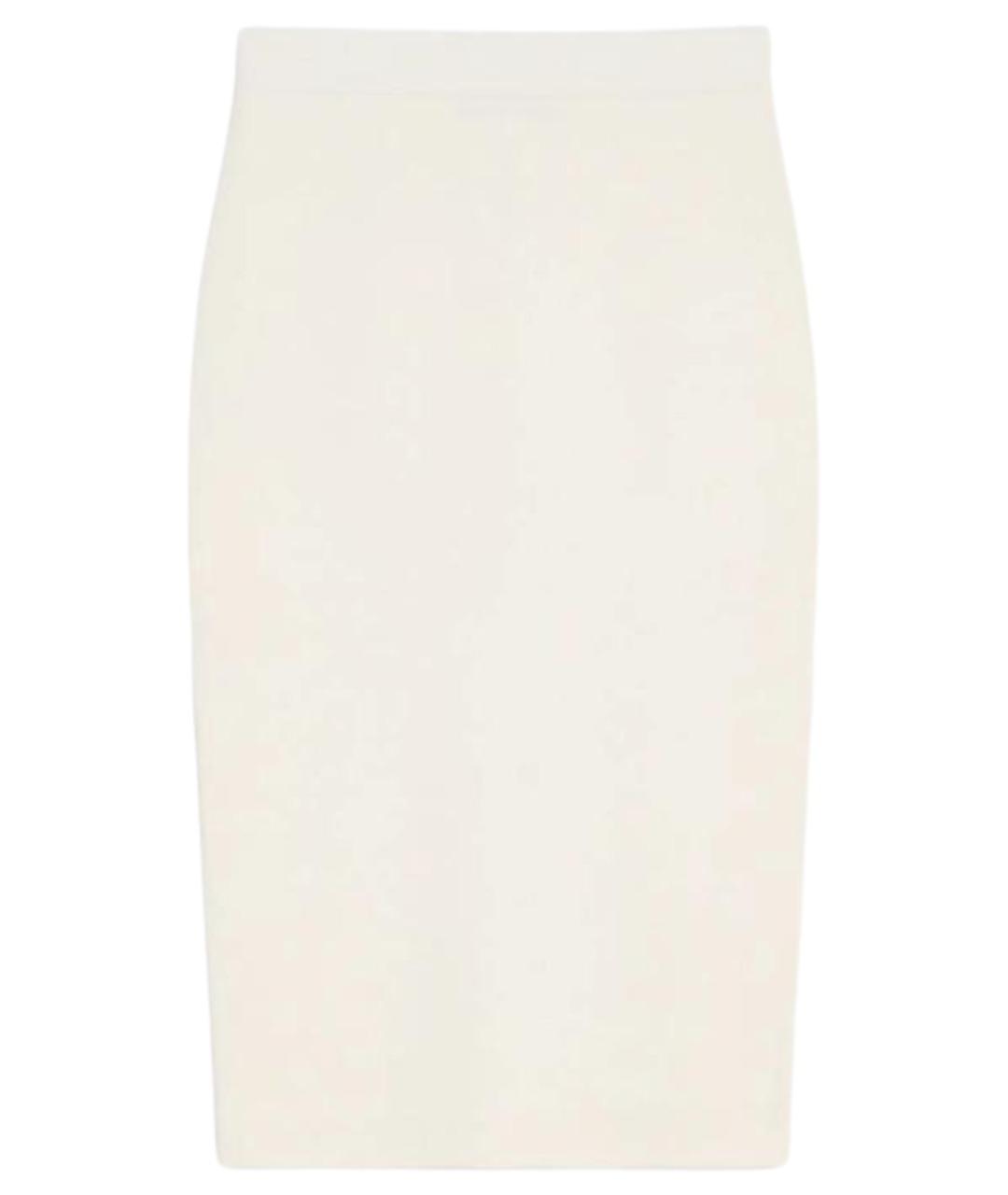 MAX MARA STUDIO Бежевая вискозная юбка миди, фото 1