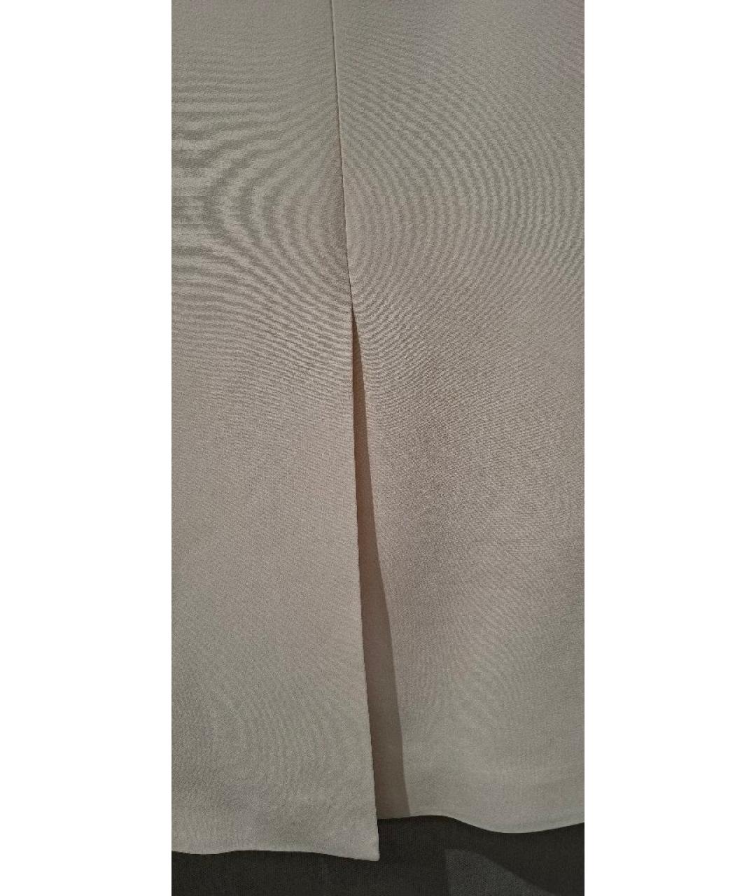 LIVIANA CONTI Бежевый вискозный жакет/пиджак, фото 8