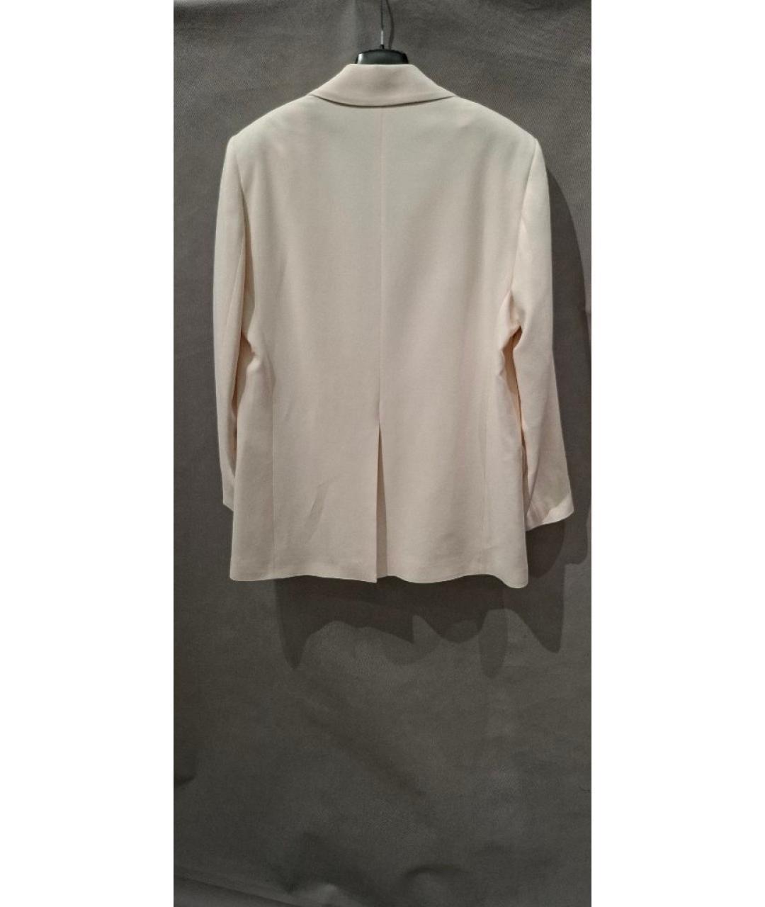 LIVIANA CONTI Бежевый вискозный жакет/пиджак, фото 2