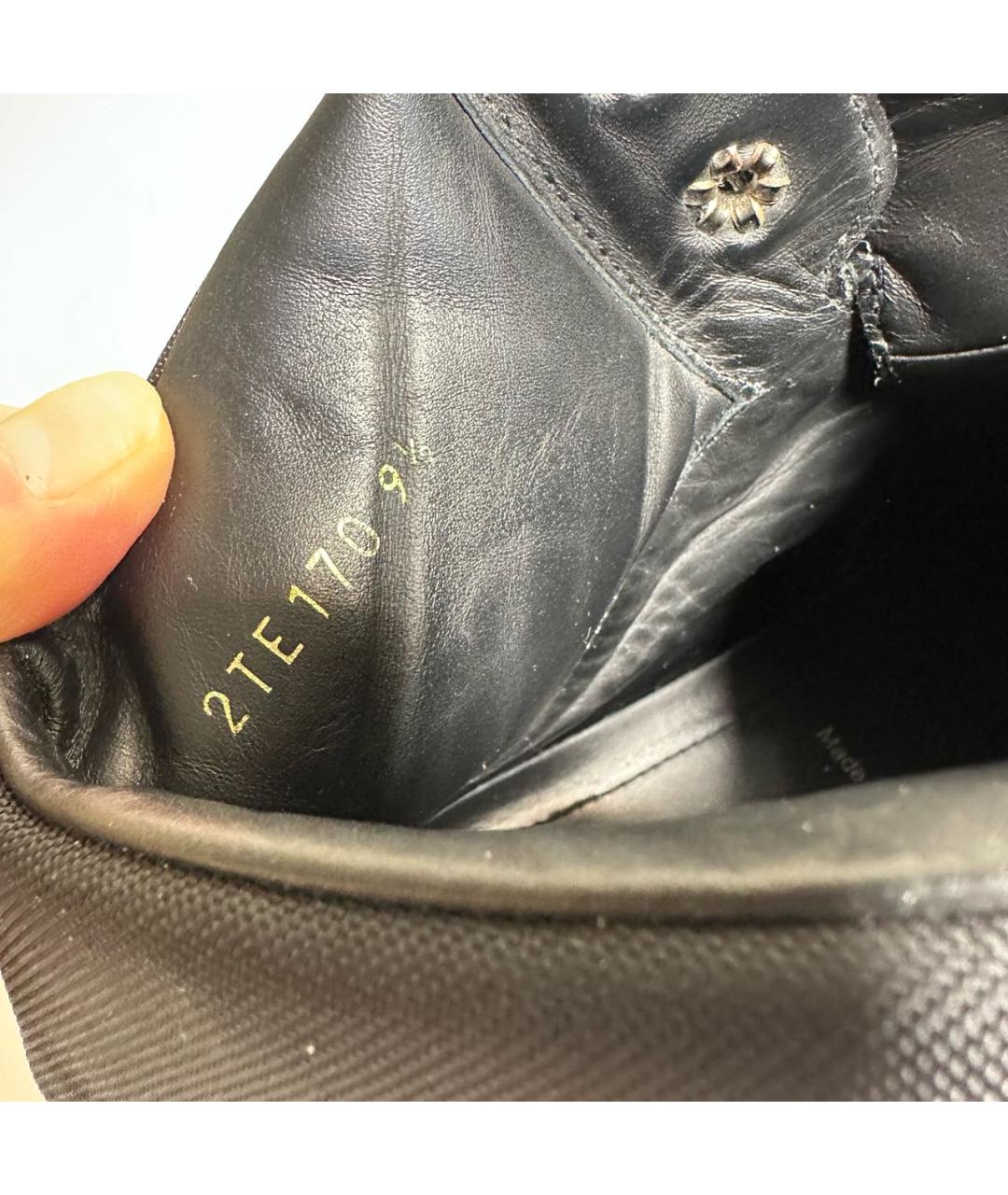 PRADA Черные кожаные высокие ботинки, фото 7