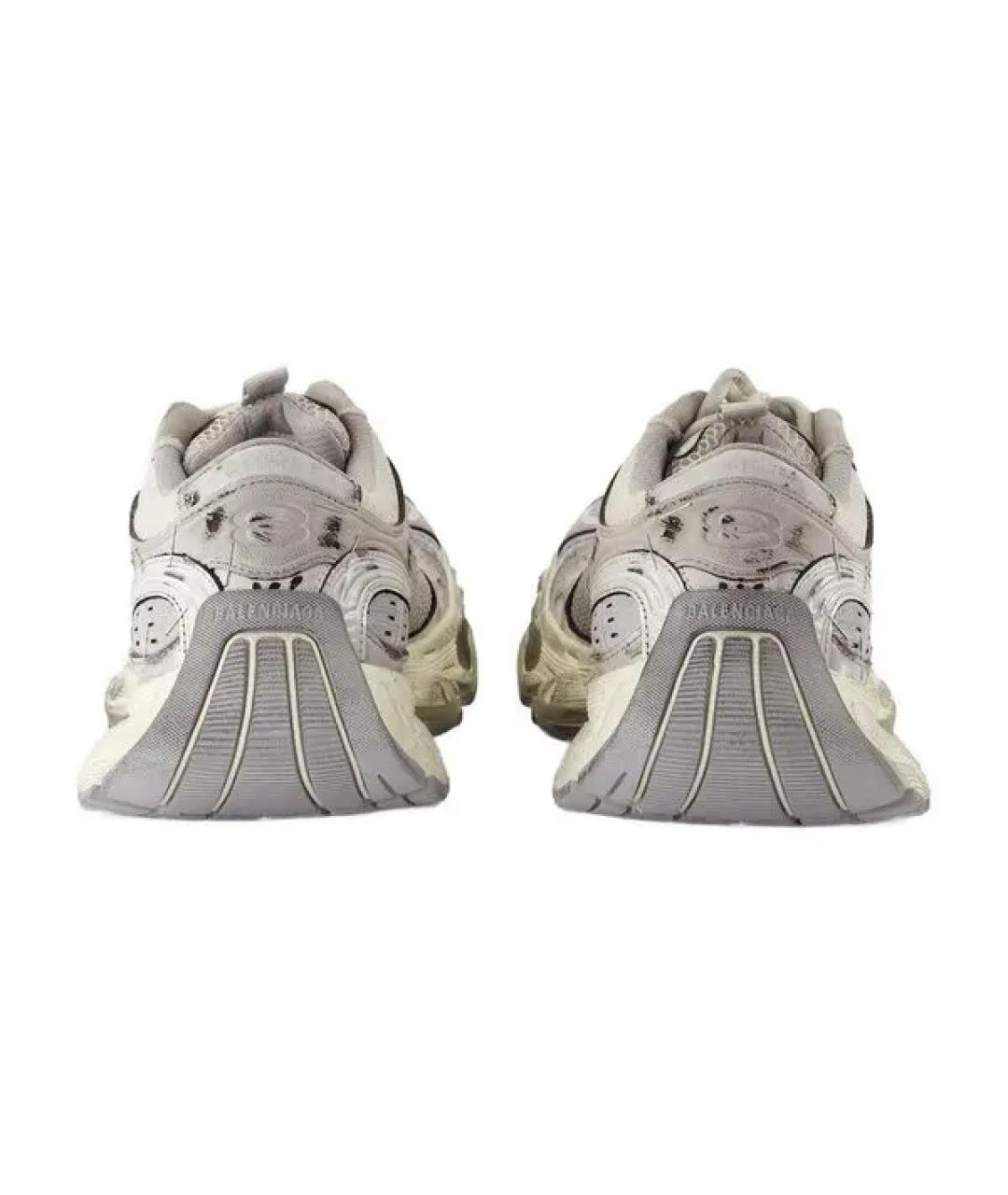 BALENCIAGA Серые текстильные кроссовки, фото 3