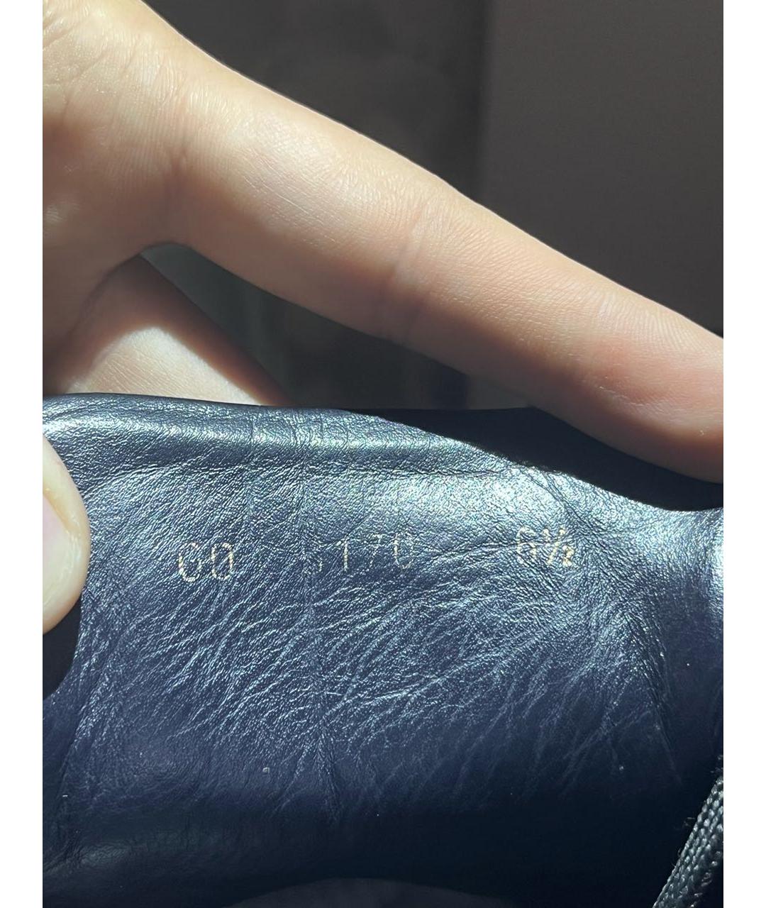 LOUIS VUITTON Черные низкие кроссовки / кеды, фото 5