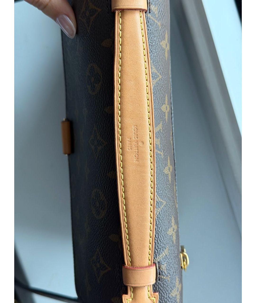 LOUIS VUITTON Коричневая сумка через плечо, фото 6