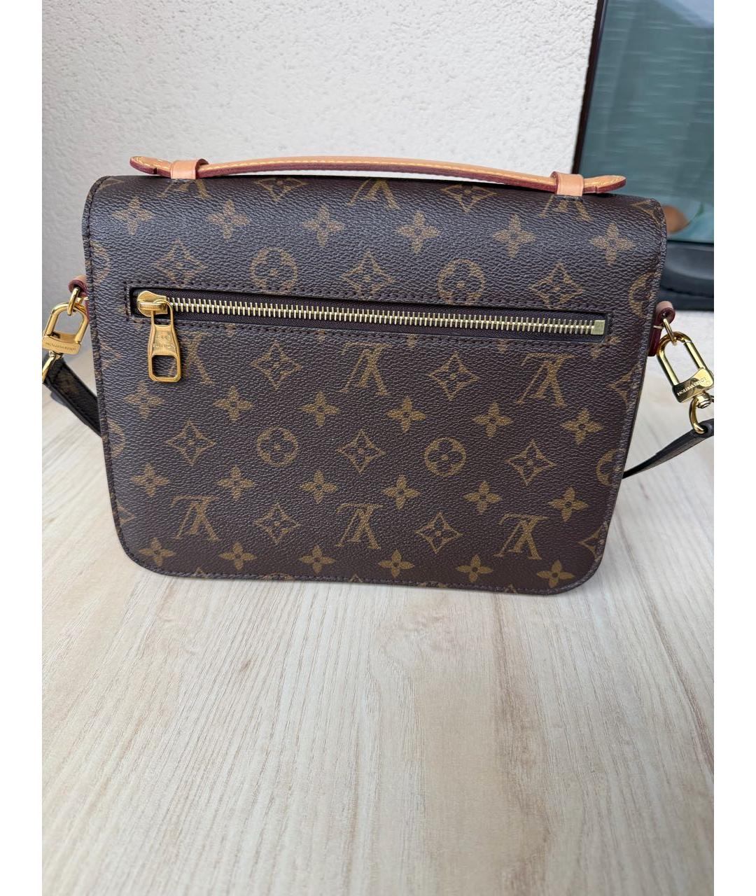 LOUIS VUITTON Коричневая сумка через плечо, фото 3