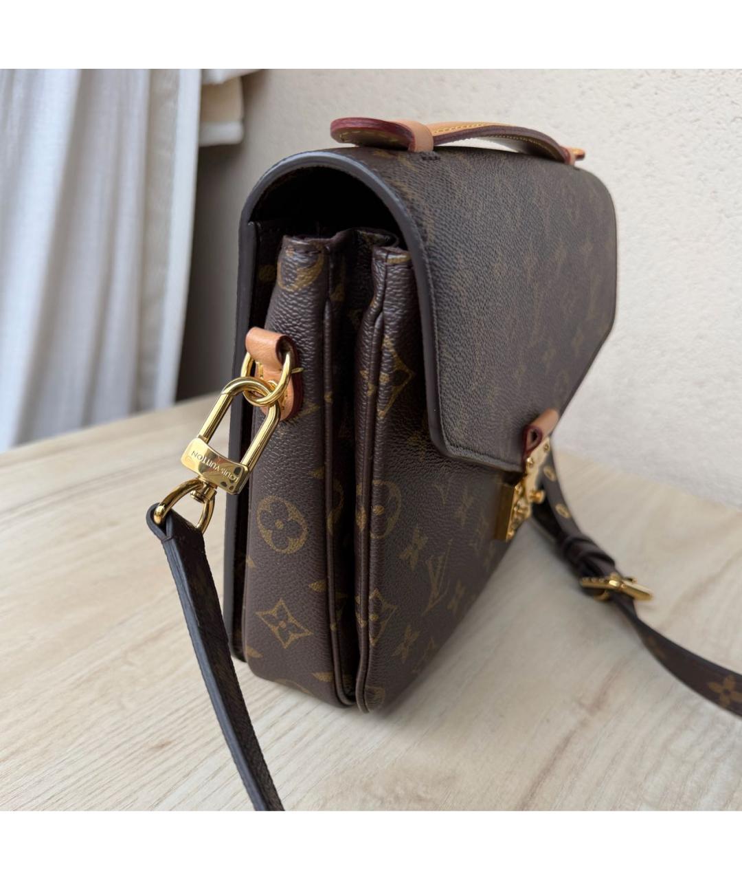 LOUIS VUITTON Коричневая сумка через плечо, фото 2