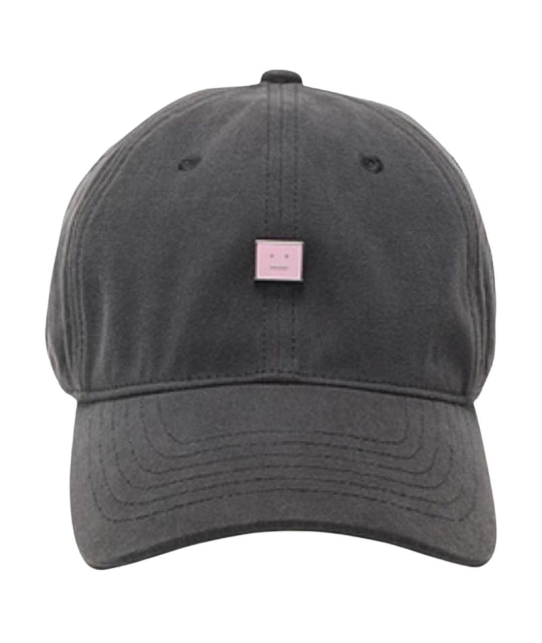 ACNE STUDIOS Серая хлопковая кепка, фото 1